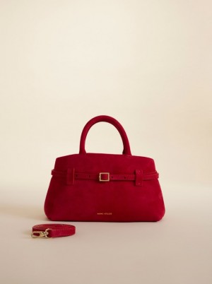 Women Manu Atelier 25 Le Cambon Bags Red | CAQKW-1863