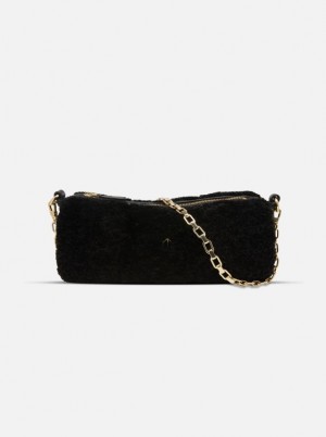 Women Manu Atelier Cylinder Bags Black | FQTGI-5802