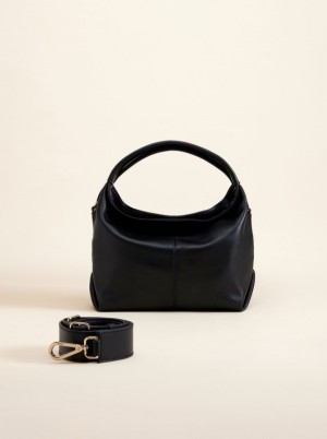 Women Manu Atelier Mini Gala Crossbody Bags Black | LAWGR-2395