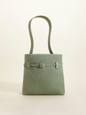 Women Manu Atelier Mini Tote du Jour Bags Green | DOIVQ-2580