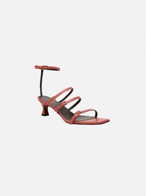 Women Manu Atelier Naomi Sandals Pink | YZKSV-4351