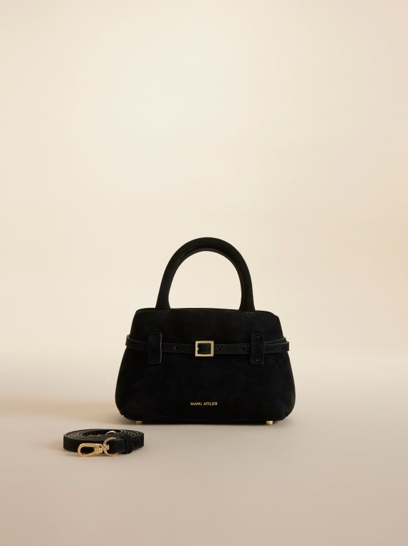 Women Manu Atelier 20 Le Cambon Bags Black | DCMIU-1279