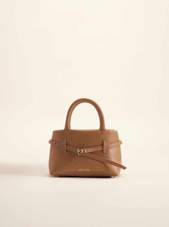 Women Manu Atelier 20 Le Cambon Bags Brown | AUMEO-5347