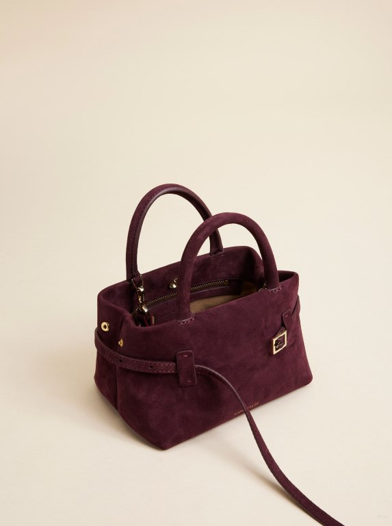 Women Manu Atelier 20 Le Cambon Bags Burgundy | CZAQI-9456