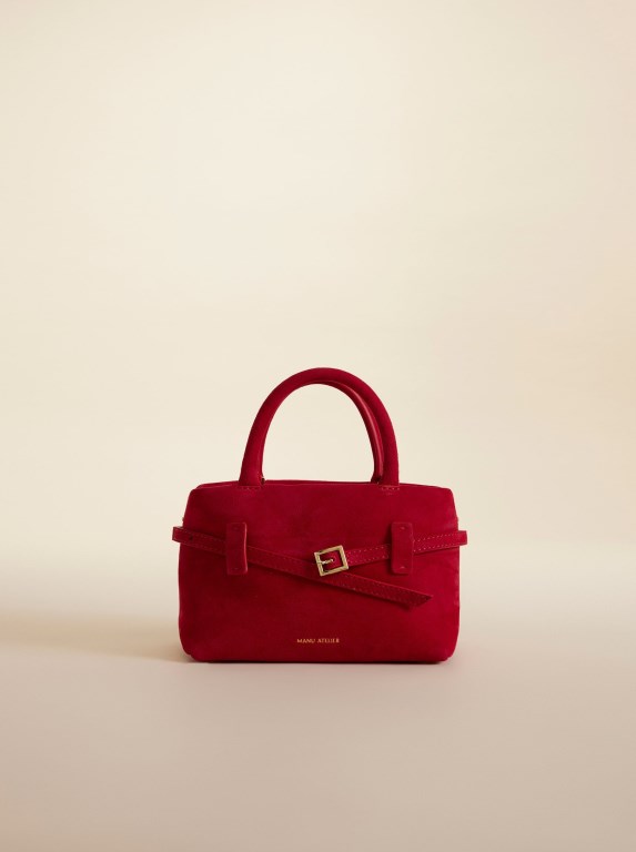 Women Manu Atelier 20 Le Cambon Bags Red | CUYFT-4063