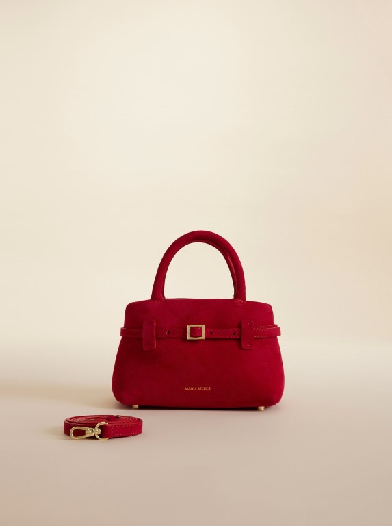 Women Manu Atelier 20 Le Cambon Bags Red | CUYFT-4063