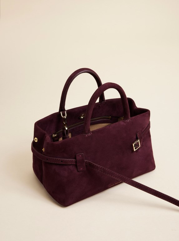 Women Manu Atelier 25 Le Cambon Bags Burgundy | CAWGD-8367