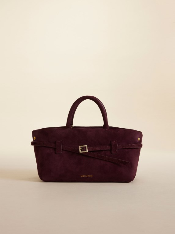 Women Manu Atelier 25 Le Cambon Bags Burgundy | CAWGD-8367