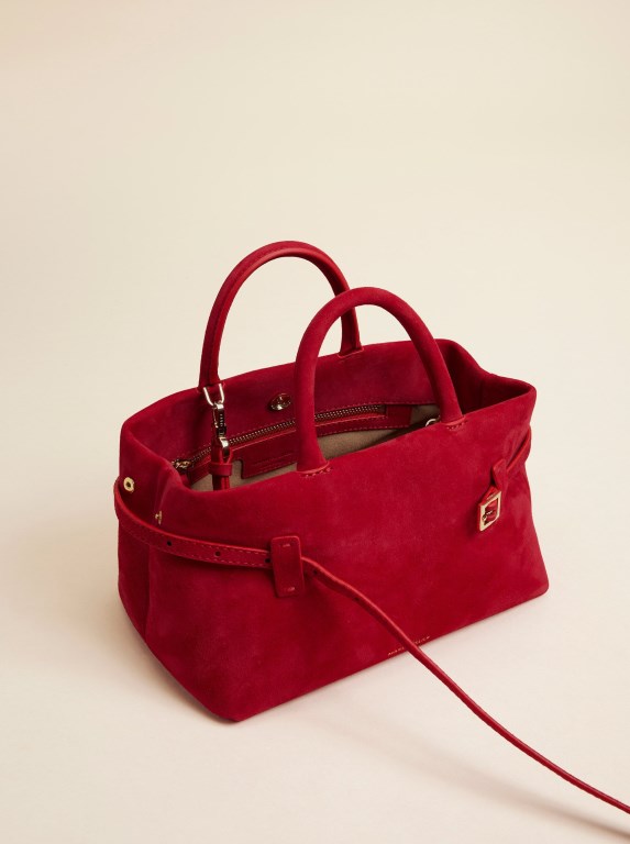 Women Manu Atelier 25 Le Cambon Bags Red | CAQKW-1863