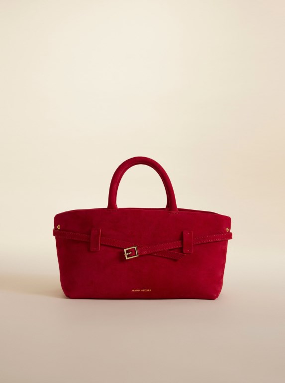 Women Manu Atelier 25 Le Cambon Bags Red | CAQKW-1863