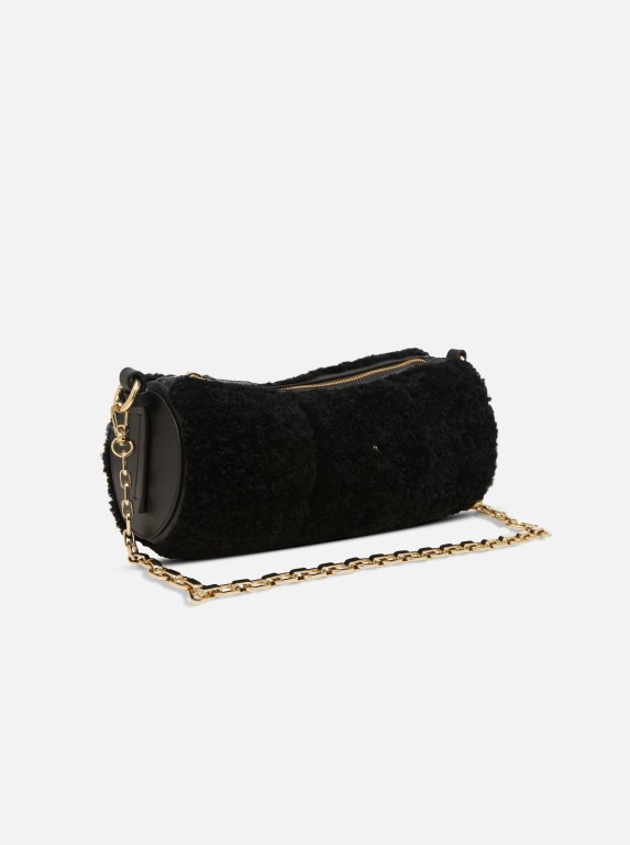 Women Manu Atelier Cylinder Crossbody Bags Black | NGJLK-1486