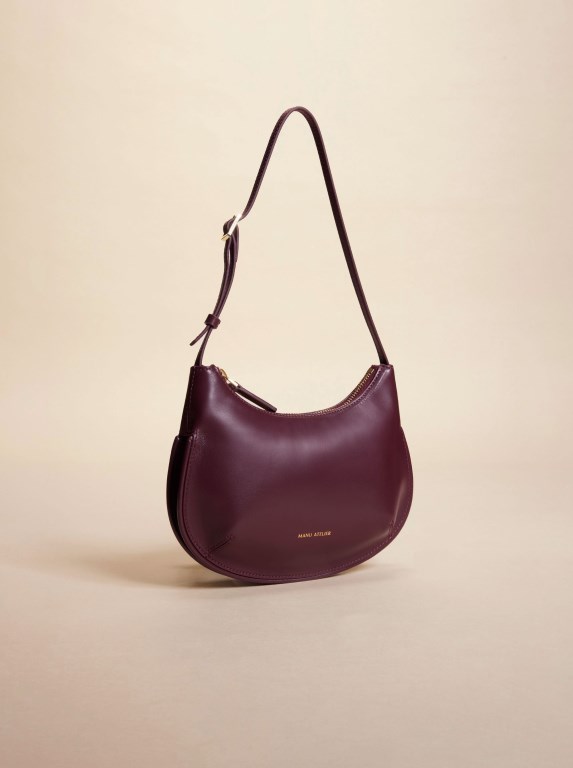 Women Manu Atelier Ilda Bags Burgundy | IHCDE-6785