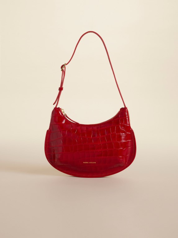 Women Manu Atelier Ilda Bags Red | IETOZ-5814