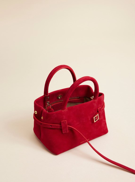 Women Manu Atelier Le Cambon 20 Crossbody Bags Red | MAHZD-6804