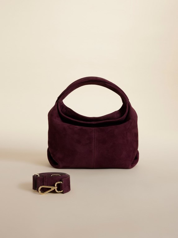 Women Manu Atelier Mini Gala Crossbody Bags Burgundy | KVQRG-7839