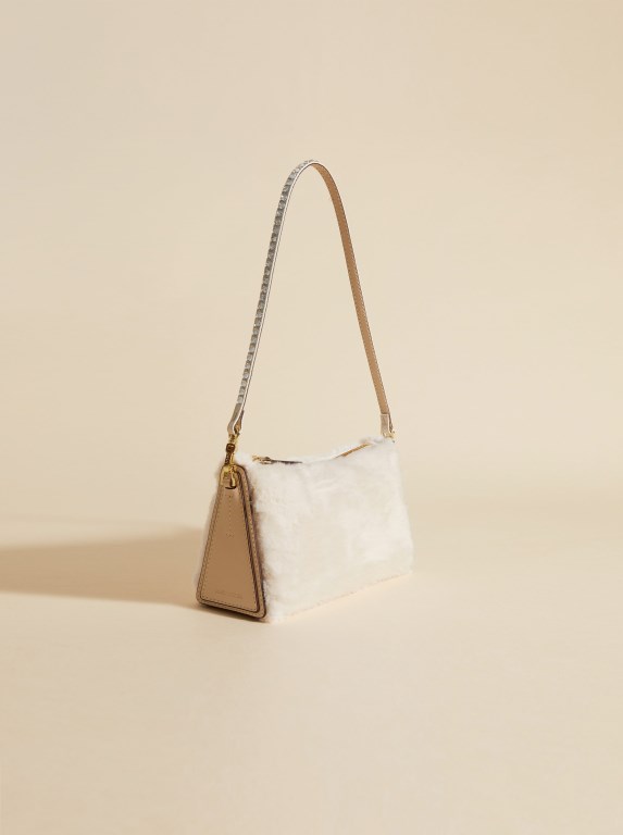 Women Manu Atelier Mini Prism Mini Bags White | TSPZB-0429