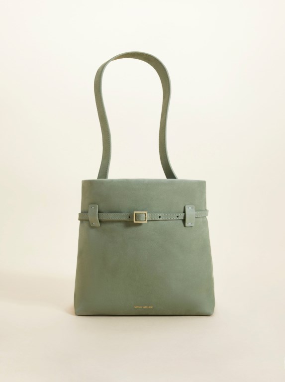 Women Manu Atelier Mini Tote du Jour Bags Green | DOIVQ-2580