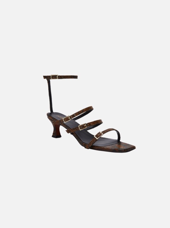 Women Manu Atelier Naomi Sandals Snake | YXKWC-7648