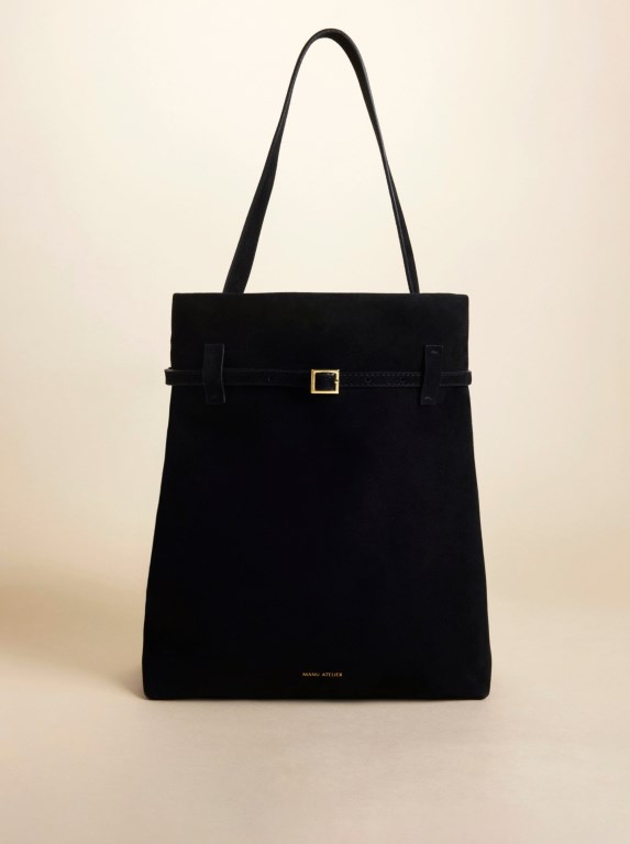 Women Manu Atelier Tote du Jour Bags Black | DNEWU-6712