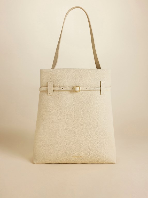 Women Manu Atelier Tote du Jour Bags Light Yellow | DEZQN-4218